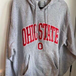 Ohio State OSU Buckeyes Gray Hoodie
